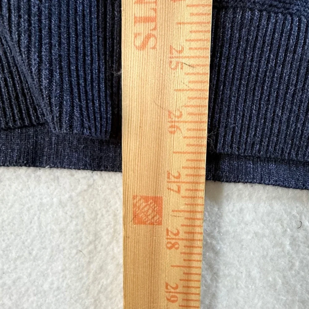 Lululemon Crewneck Sweater Mens Large Coolmax Cotton Blend Navy Blue